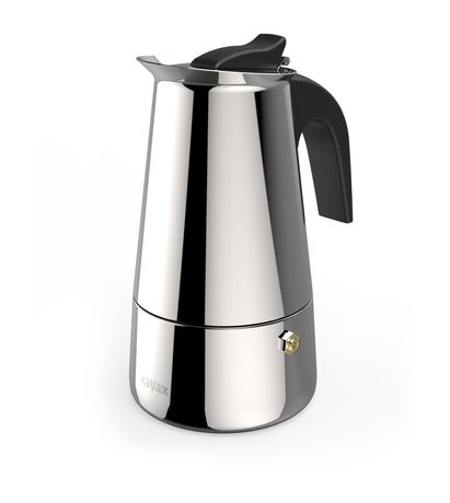 Xavax 111274 Espressokocher 4 Tassen Filterkaffeemaschine  (Schwarz, Edelstahl) f&uuml;r 14,99 Euro