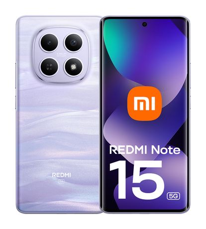 Xiaomi Redmi Note 15 128 GB 5G Smartphone 16,9 cm (6.67 Zoll) 1,8 GHz 108 MP Dreifach Kamera Dual Sim WiFi 5 (Mist Purple) f&uuml;r 255,00 Euro