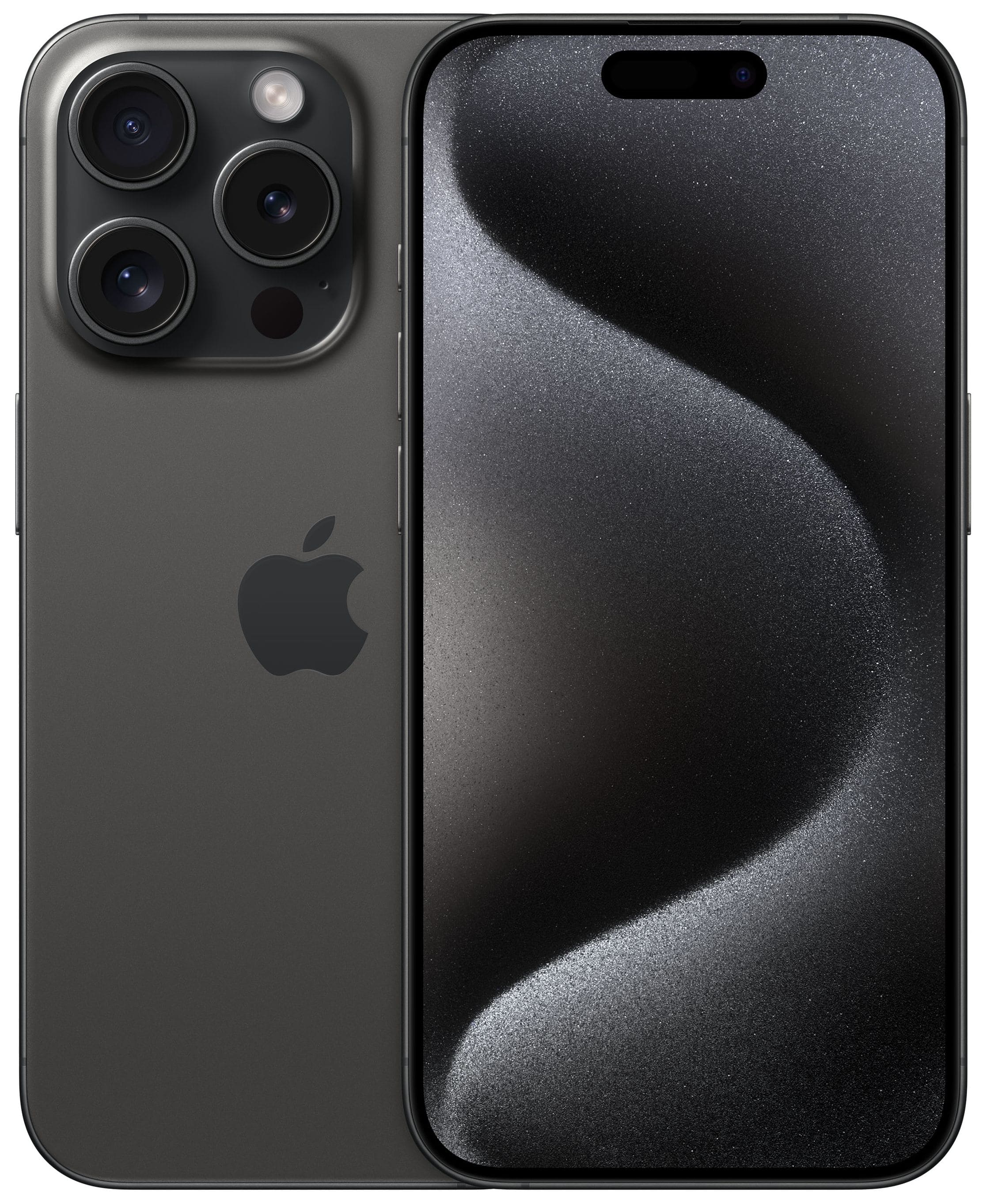 Apple iPhone 15 (Black (6.1 IOS Kamera 48 expert von Pro 15,5 Technomarkt Titanium) 1 Dreifach cm Smartphone 5G Zoll) Dual TB Sim MP
