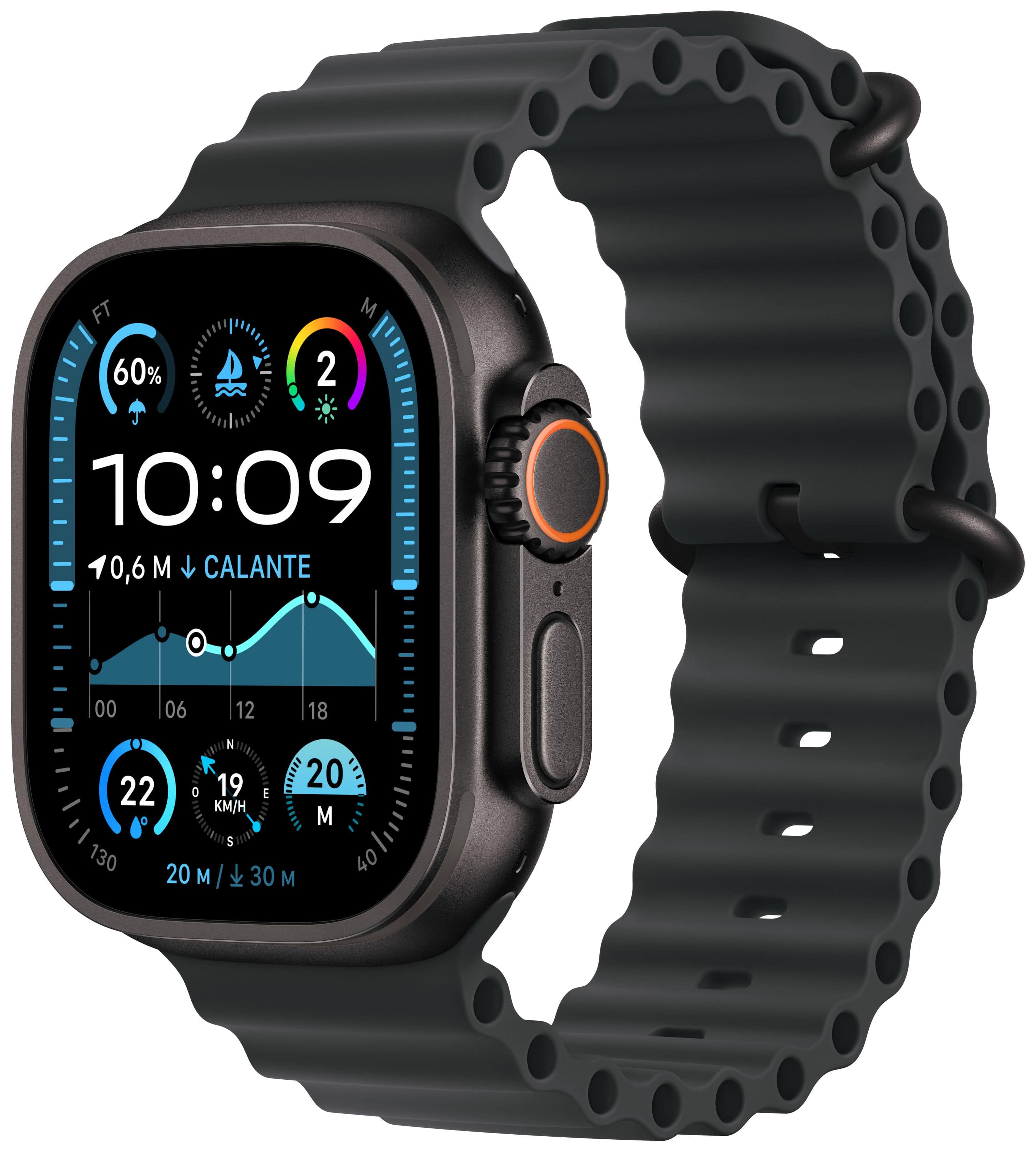 Apple Watch Ultra 2 Digital 49 mm Smartwatch Rechteckig IP6X 72 h 326 ppi 4G Schwarz von expert Technomarkt