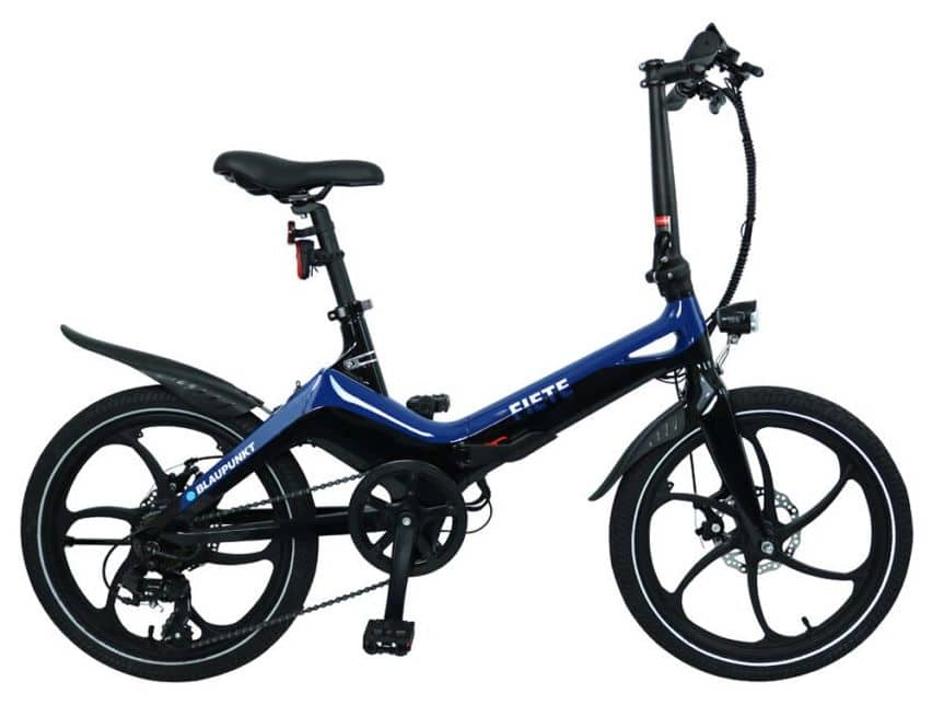 Fiete 50 8 cm (20") 250 W E-Bike 10 5 Ah (Schwarz Blau)