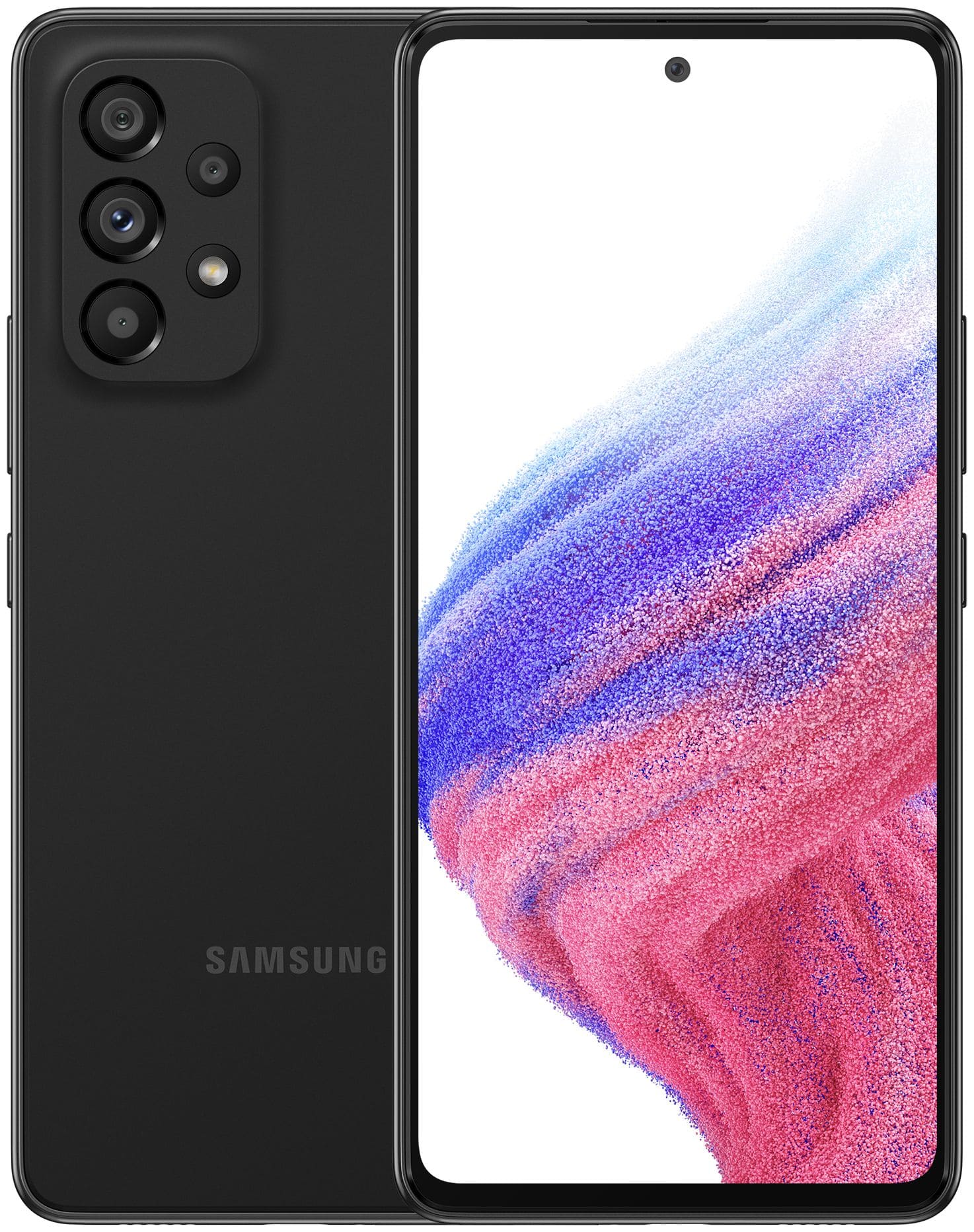 Samsung Galaxy A53 5G Smartphone 16,5 cm (6.5 Zoll) 128 GB Android 64 MP  Vierfach Kamera Dual Sim (Awesome Black) von expert Technomarkt