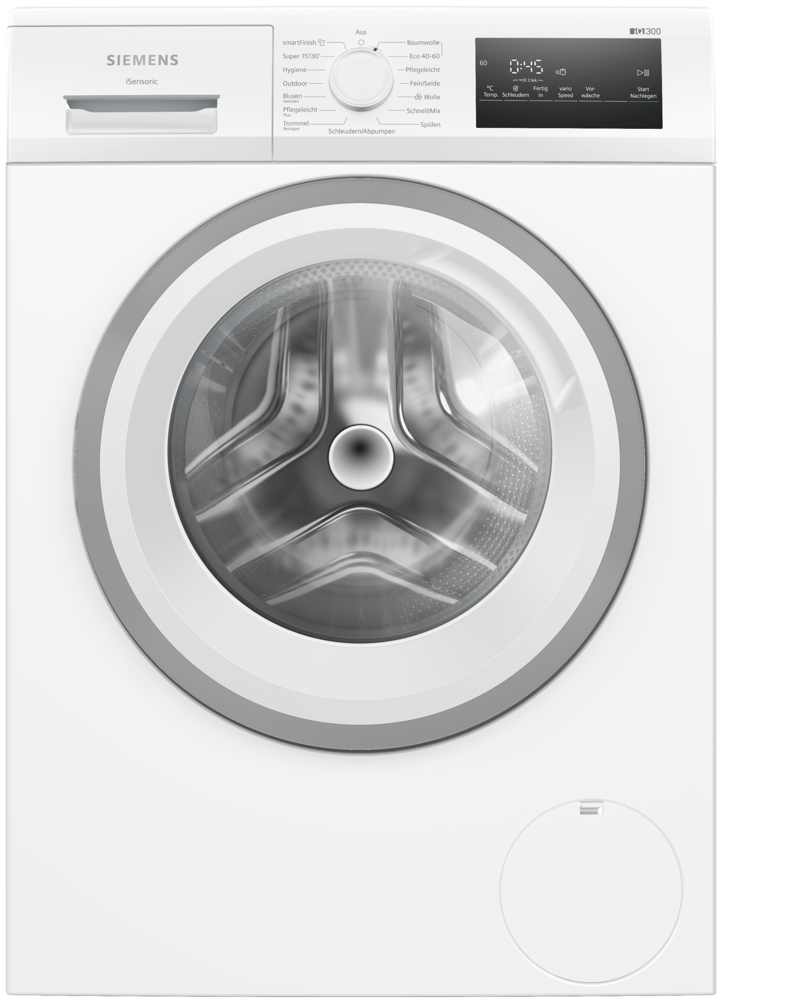 Siemens iQ300 WM14N127 8 A U/min EEK: Technomarkt Waschmaschine Frontlader von 1400 aquaStop kg AutoClean expert