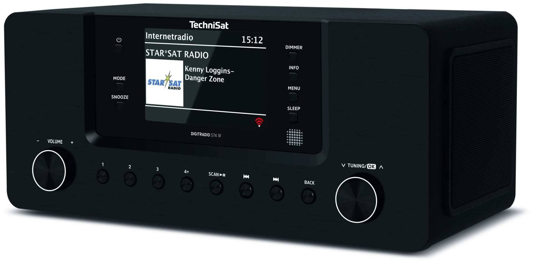 von Radio expert DigitRadio TechniSat Bluetooth Tragbar 574 (Schwarz) FM Technomarkt IR DAB+,