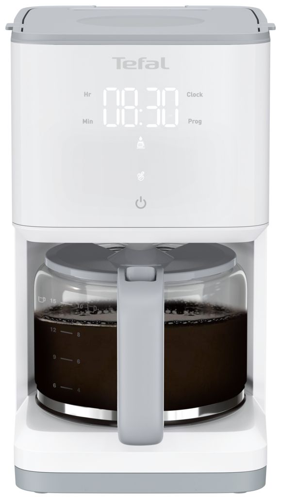 Tefal CM6931 Sense 15 Tassen Filterkaffeemaschine (Weiß) von expert  Technomarkt