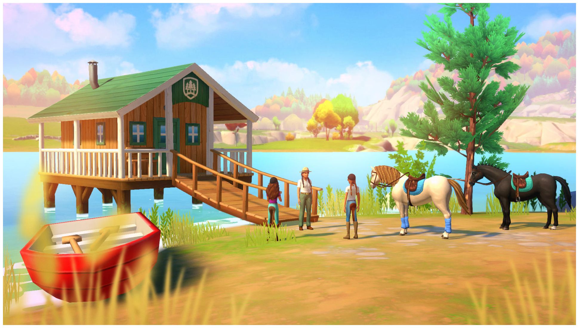minderwertig Wild River Games Horse Club Switch) - (Nintendo Hazelwood von Adventures Technomarkt Stories 2 expert