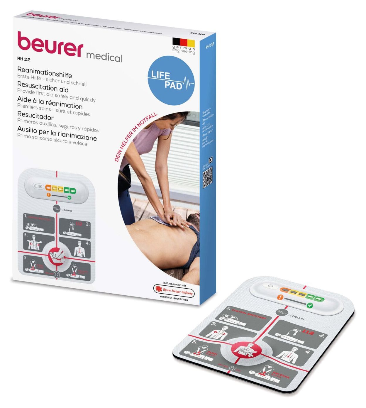 LifePad® by beurer, RH 112 - Resuscitation aid