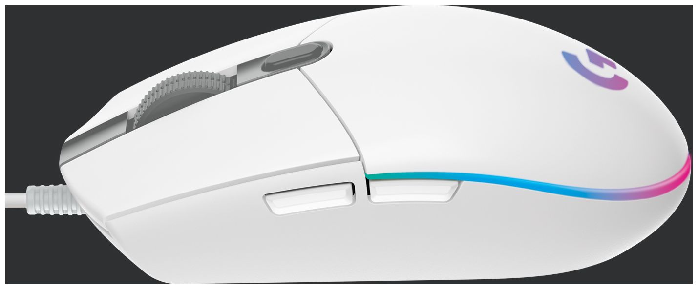 Logitech G G203 LightSync 8000 DPI Gaming Maus (Weiß) von expert Technomarkt