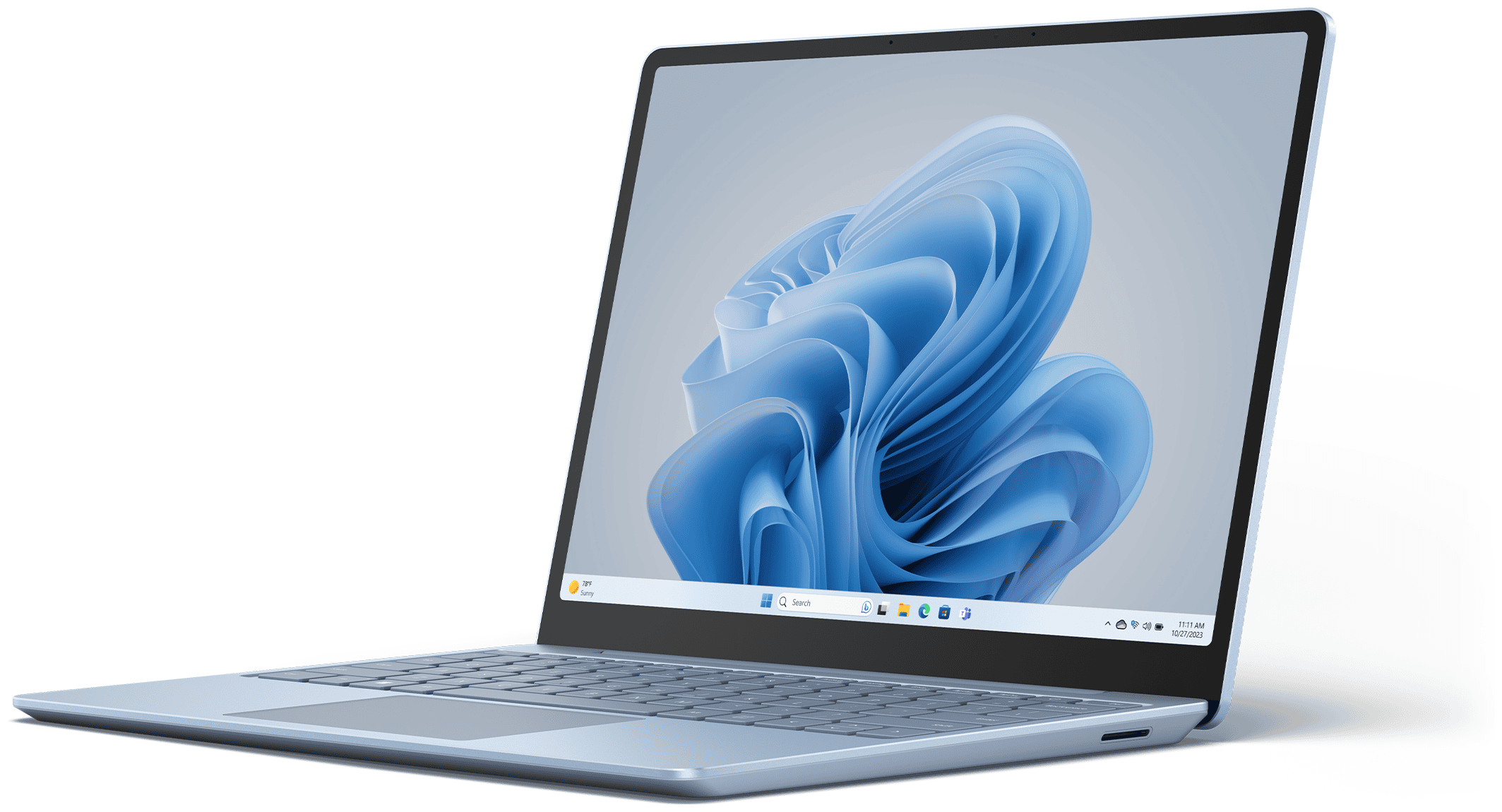 Microsoft GB Notebook (12.4 256 Laptop i5 GB (Ice Go 11 SSD Home Core™ Ram 8 Zoll) Windows expert Technomarkt Blue) Surface cm 31,5 von Intel® 3