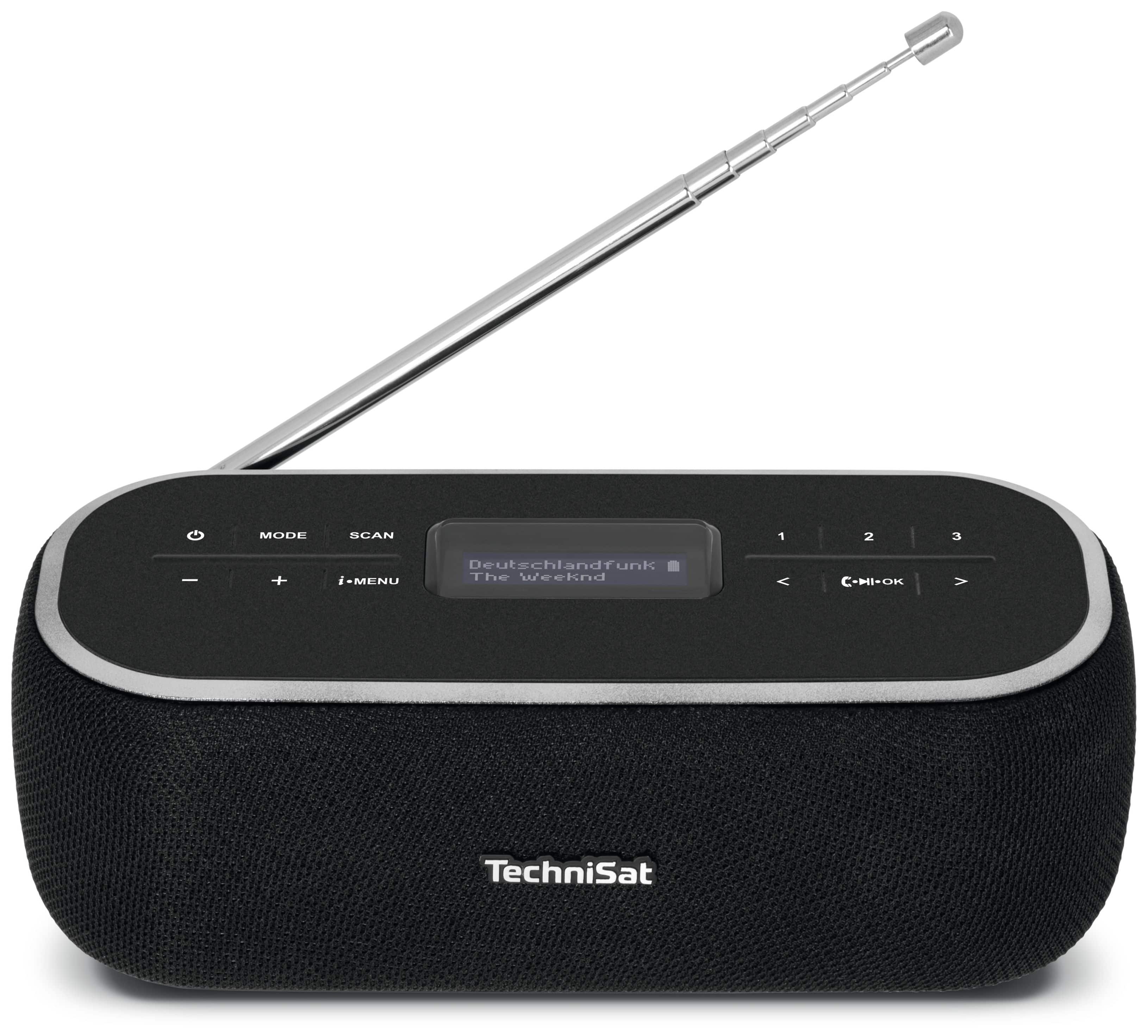 Bluetooth Technomarkt (Schwarz) Radio von DigitRadio Tragbar expert TechniSat BT1 UKW DAB+,