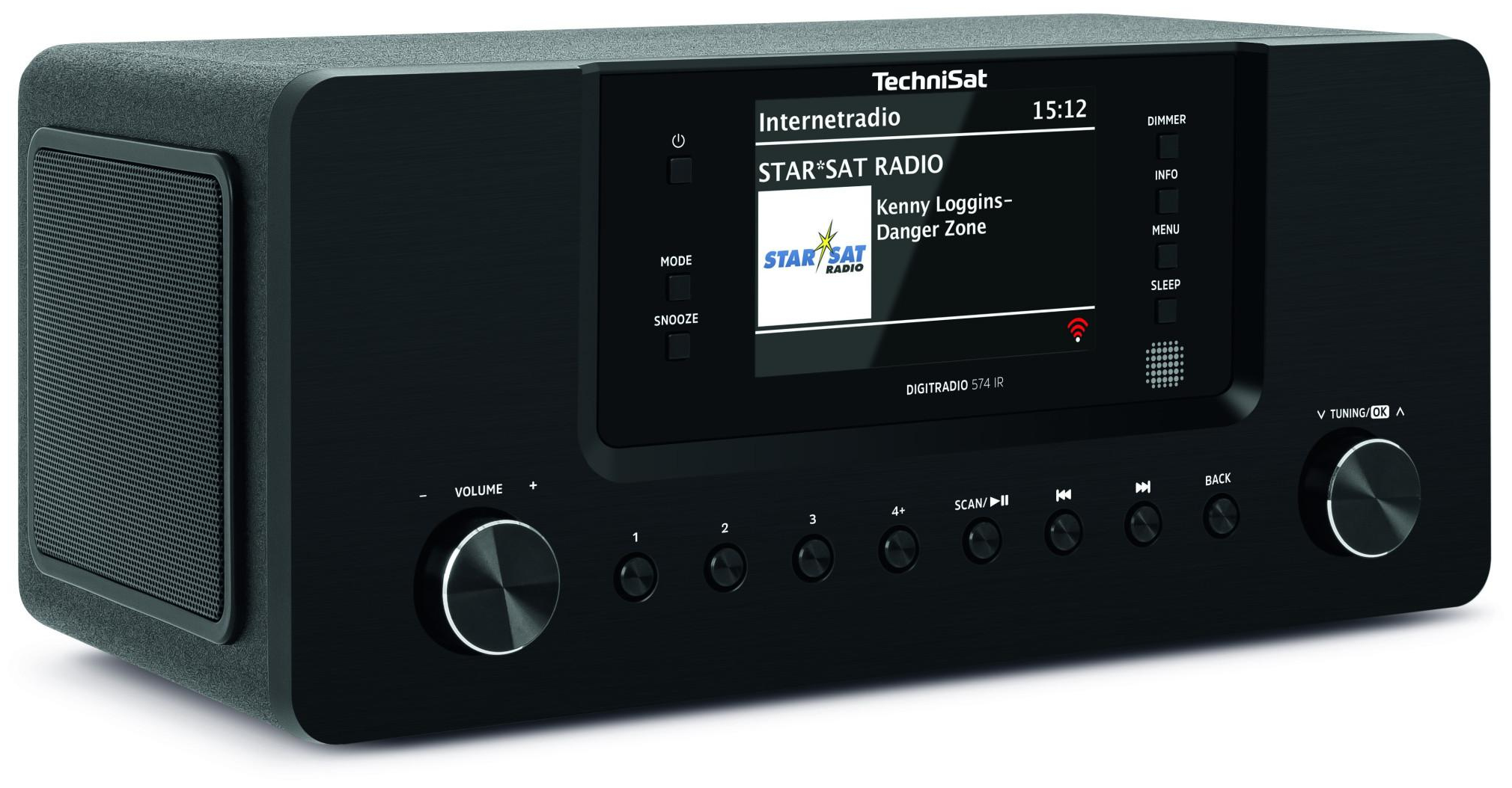 TechniSat DigitRadio 574 Bluetooth (Schwarz) Radio Tragbar expert von IR DAB+, Technomarkt FM