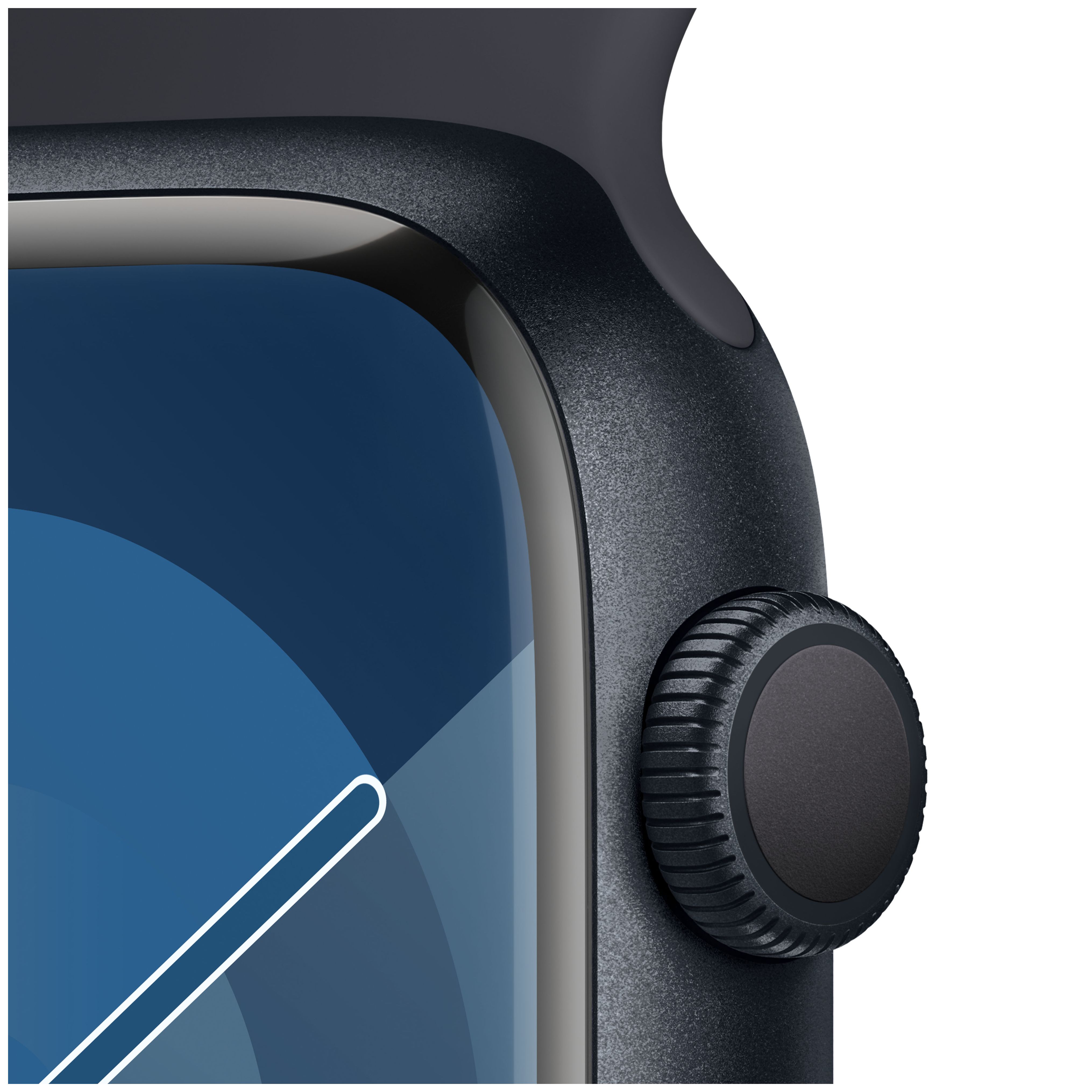 Apple Watch 36 von 45 h Technomarkt Smartwatch IP6X Rechteckig expert Series (Schwarz) Digital mm 9
