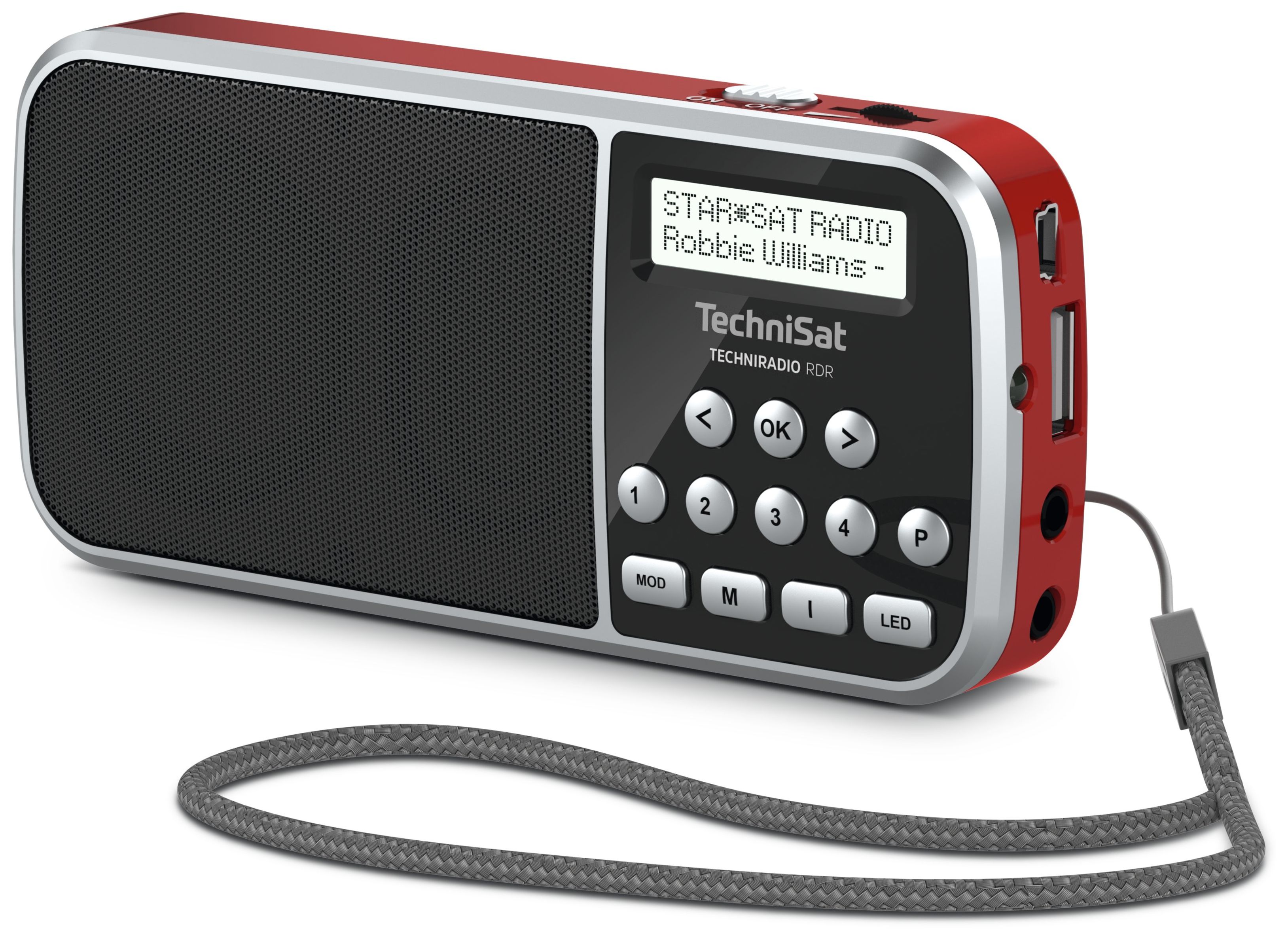 TechniSat TechniRadio RDR DAB+, FM Tragbar Radio (Rot) von expert  Technomarkt