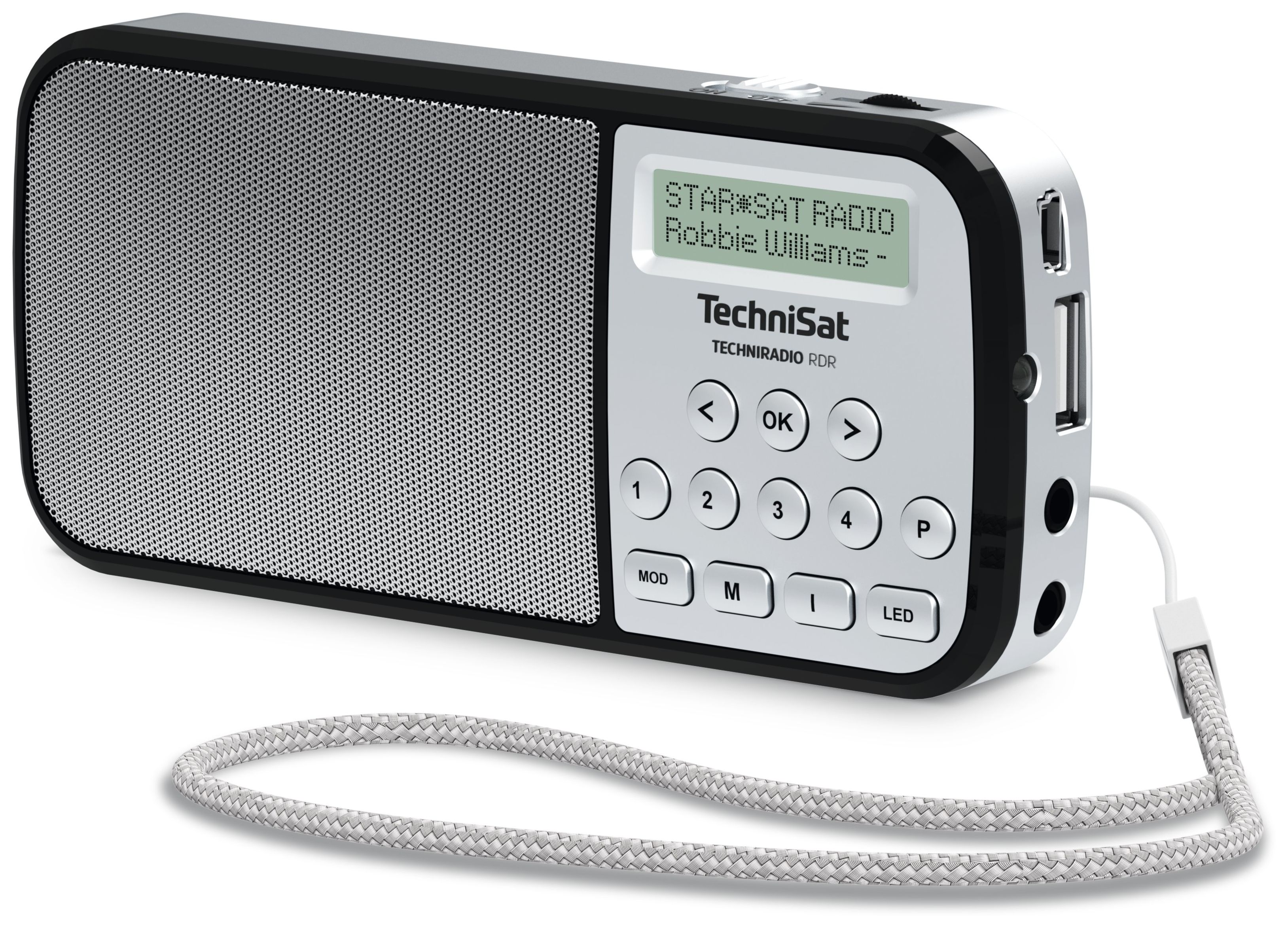 TechniSat TechniRadio DAB+, Technomarkt von expert Radio RDR FM (Silber)