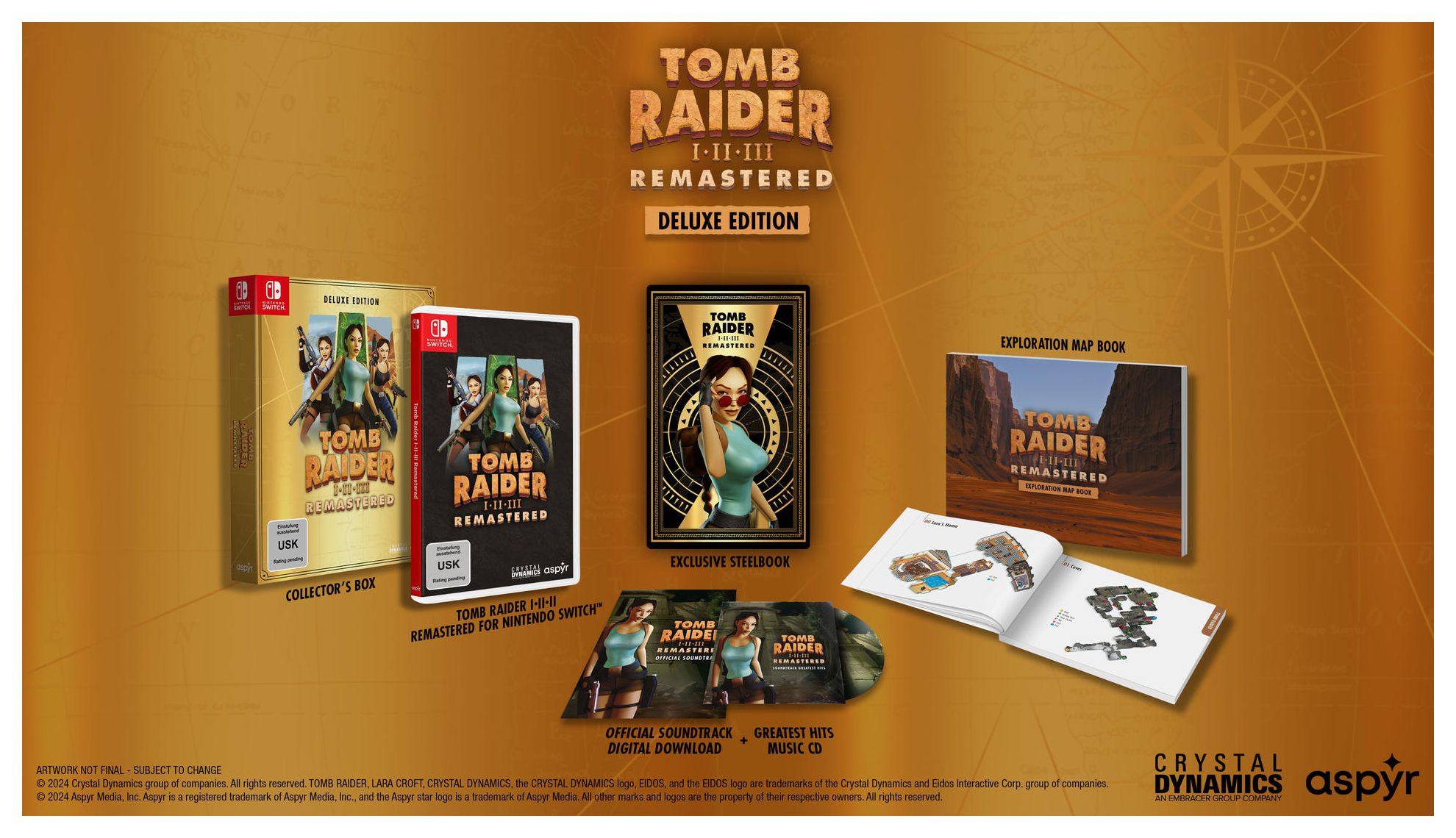 Flashpoint Germany GmbH Tomb Raider I-III Remastered Starring Lara Croft: Deluxe  Edition (Nintendo Switch) von expert Technomarkt