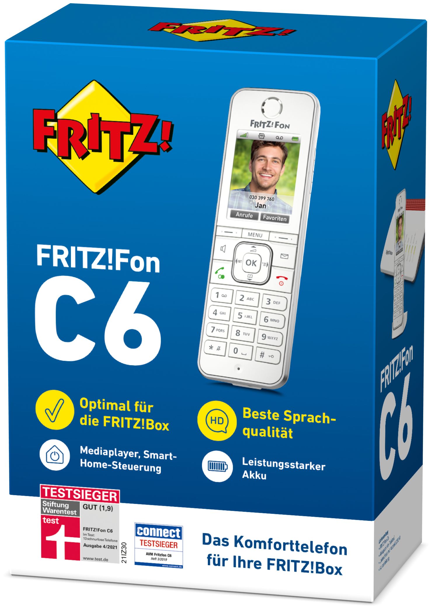Neues Fritz Fon C6 einrichten an FritzBox 