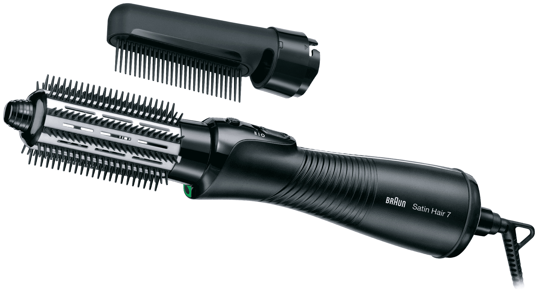 Braun AS720 (Schwarz) 7 expert Hair Technomarkt 700 Satin Warmluftbürste W von