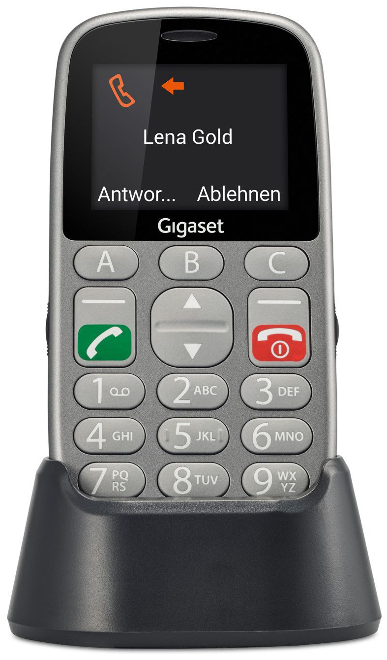 Sim Zoll) Dual GL390 (Silber) Technomarkt 0,3 Smartphone von 5,59 cm Gigaset 2G MP expert (2.2