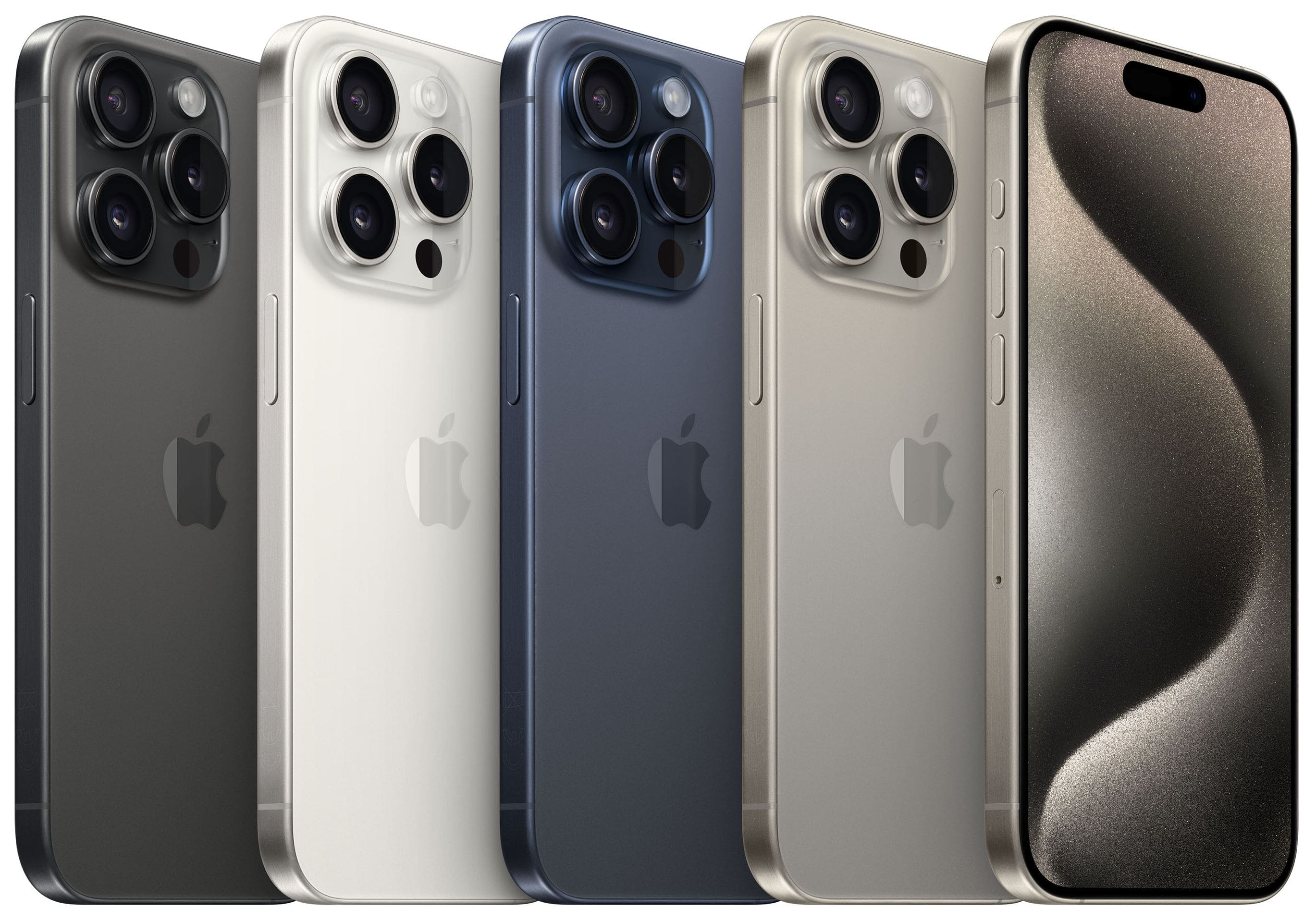 Apple iPhone GB 256 Zoll) cm Titanium) Kamera Dreifach MP 48 IOS Dual (6.1 15,5 Smartphone Sim Technomarkt expert von Pro 5G (Black 15
