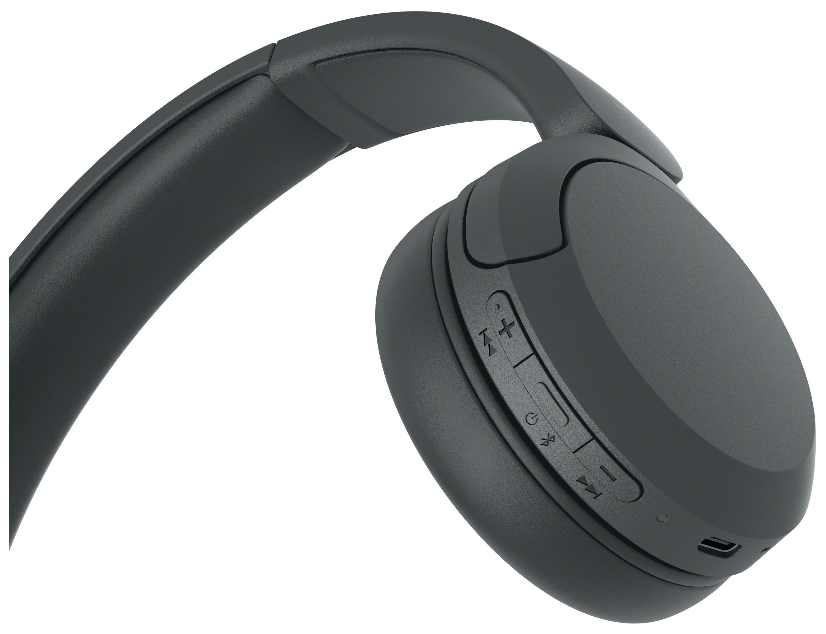 Sony WH-CH520 Over h Laufzeit Ear kabellos Technomarkt 50 von (Schwarz) Bluetooth Kopfhörer expert