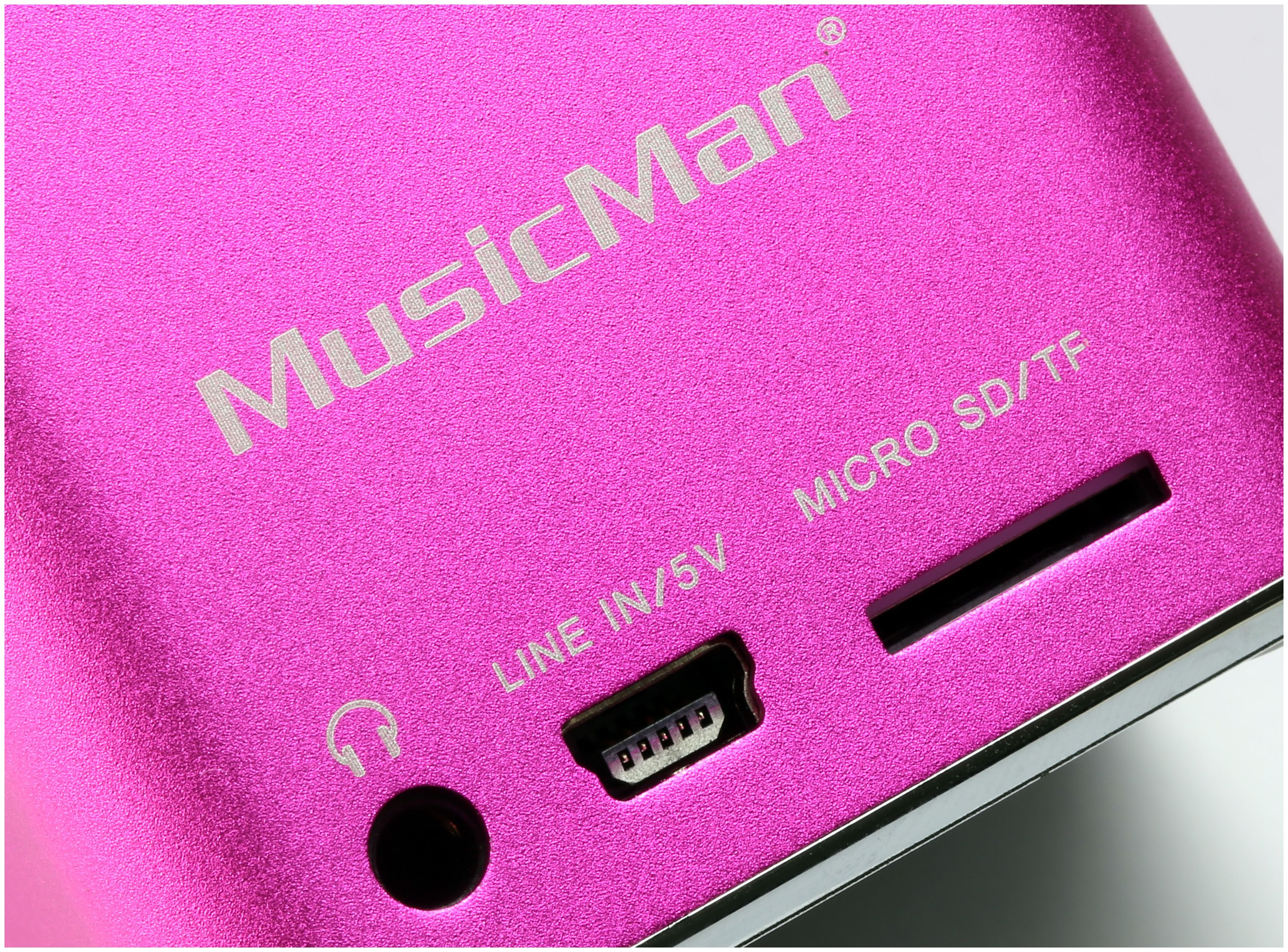 Technaxx Mini expert (Pink) portabler Technomarkt von Lautsprecher MusicMan