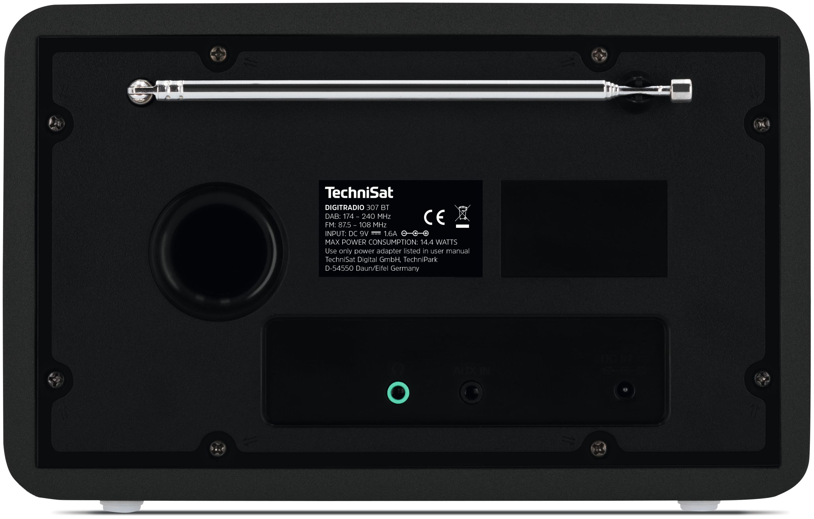 TechniSat Digitradio 307BT Bluetooth DAB+, FM Persönlich Radio (Schwarz)  von expert Technomarkt