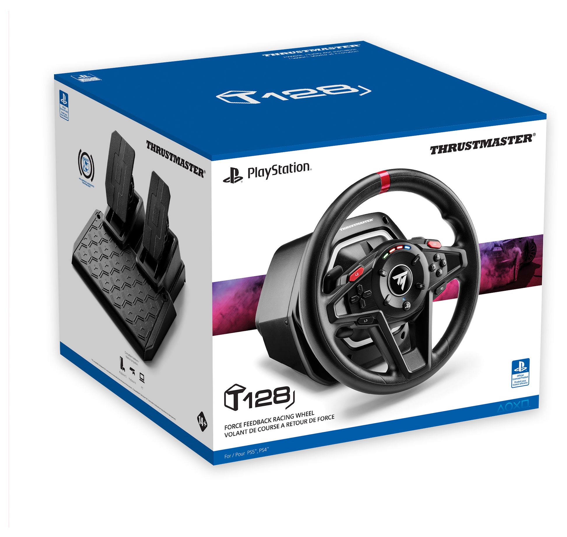 Thrustmaster T128 Analog Lenkrad + Pedale PC, PlayStation 4