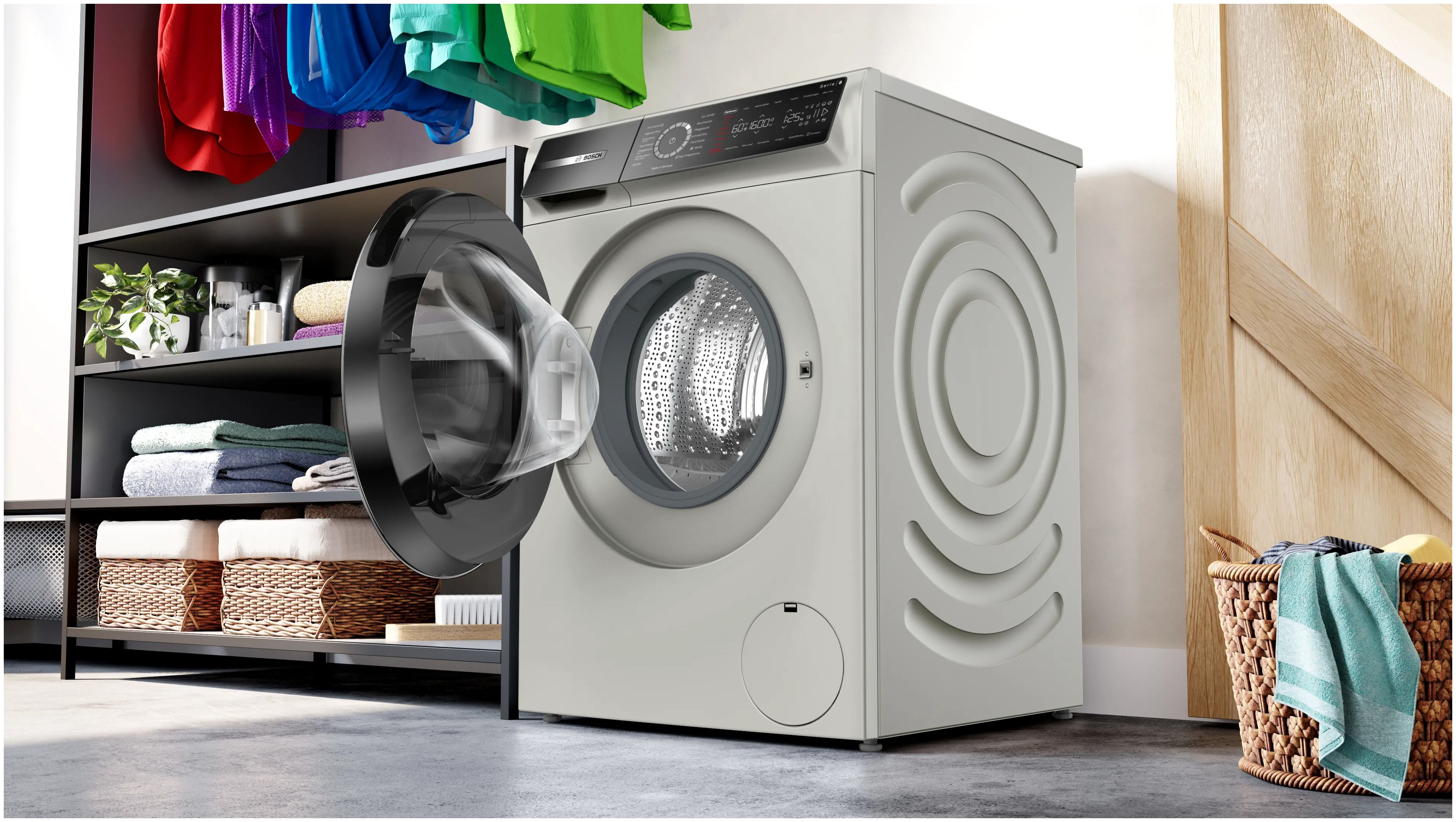 Bosch Serie 8 kg EEK: aquaStop von 1600 A Frontlader expert AutoClean 10 U/min Technomarkt Waschmaschine WGB2560X0
