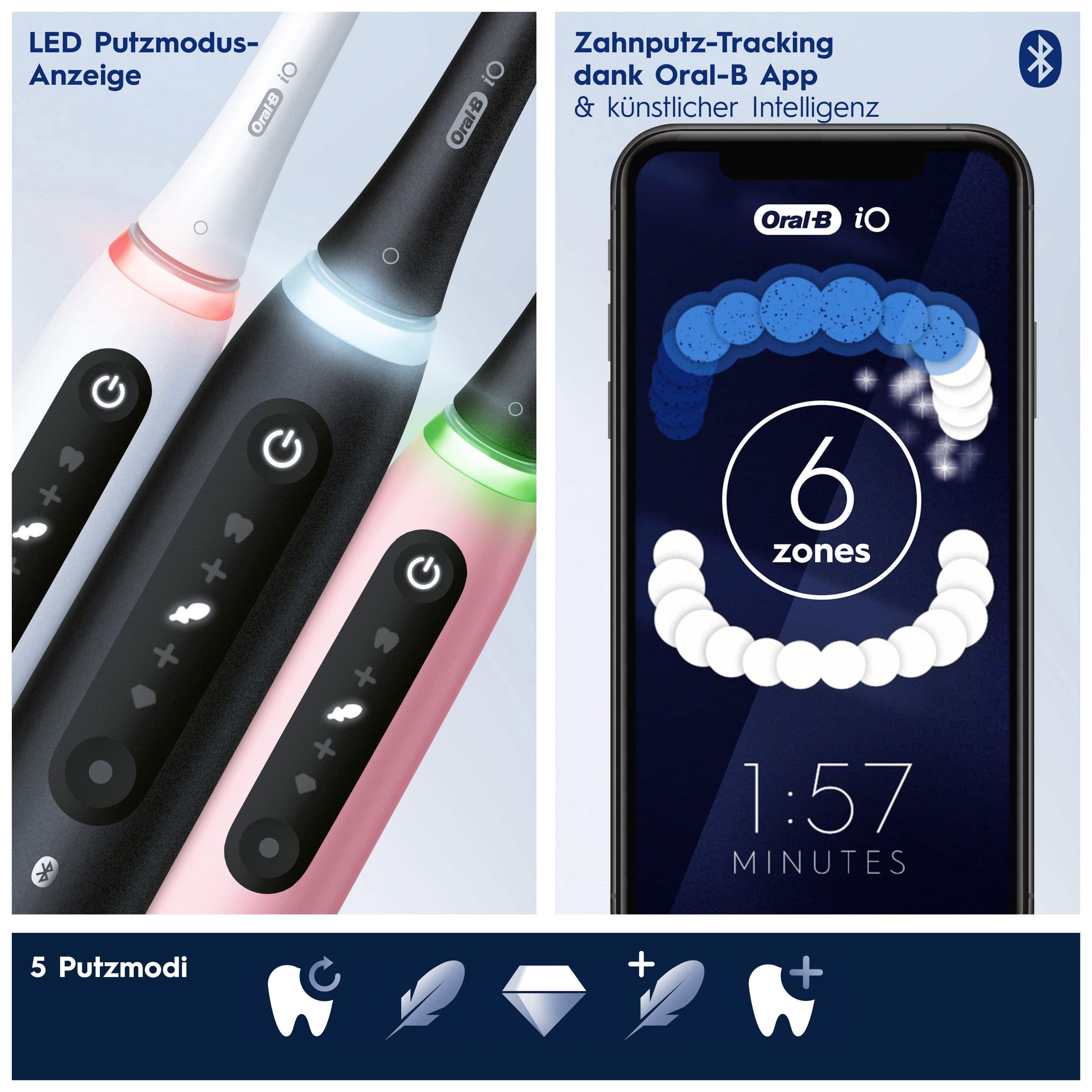 Oral-B iO Series 5 Rotierende-vibrierende Zahnbürste für Erwachsene von  expert Technomarkt