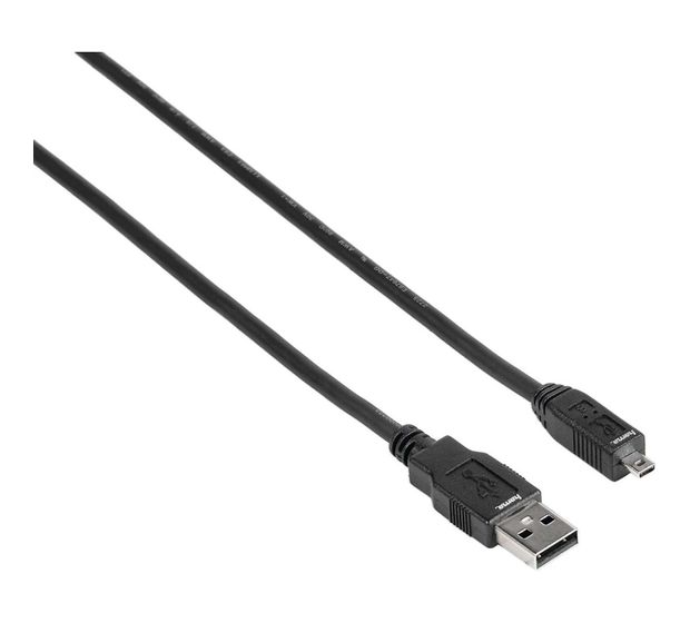 Hama 074204 0,48 Gbit/s USB A auf Männlich 1,8 m  (Schwarz) f&uuml;r 11,99 Euro