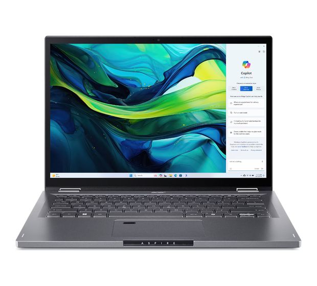 Acer Aspire Spin ASP14-52MTN-75Q5 WUXGA Notebook 35,6 cm (14 Zoll) 1920 x 1200 Pixel 16 GB Ram 1 TB SSD Windows 11 Home Intel Core Ultra 7 max. 4,8 GHz intern  (Grau) f&uuml;r 1.099,00 Euro