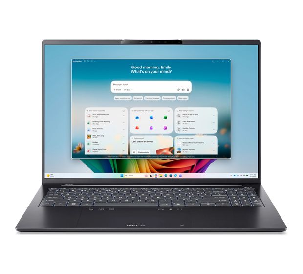 Acer Swift Go AI SFG16-I71-96HQ WUXGA Notebook 40,6 cm (16 Zoll) 1920 x 1200 Pixel 16 GB Ram 512 GB SSD Windows 11 Home Intel Core Ultra 9 max. 4,9 GHz  (Grau) f&uuml;r 1.599,00 Euro
