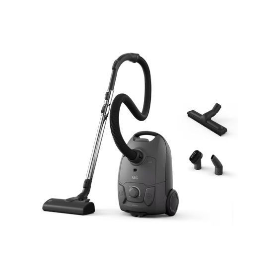 AEG AB51C2DG Bodenstaubsauger mit Staubbeutel 750 W HEPA  (Grau) f&uuml;r 129,99 Euro