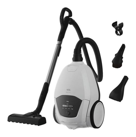 AEG AB71H3SW Bodenstaubsauger mit Staubbeutel 750 W HEPA (Weiß, Grau, Schwarz) f&uuml;r 329,95 Euro