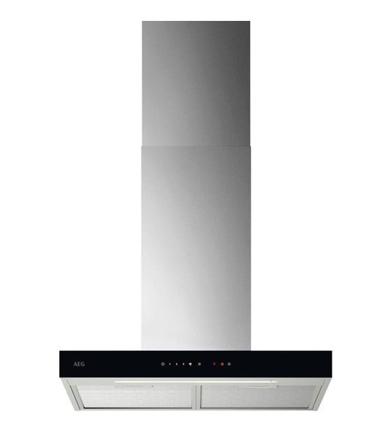 AEG AEG GB67D61HL Abluft/Umluft Dunstabzugshaube/Esse Wand 60 cm (Schwarz, Edelstahl) f&uuml;r 400,00 Euro