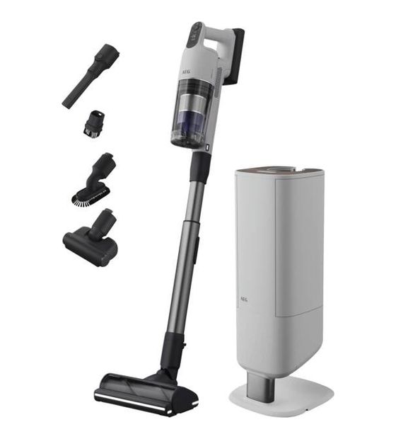 AEG AP91HB21ES Serie 9000 Handstaubsauger Beutellos bis 80 min Laufzeit 21,6 V HEPA  (Grau) f&uuml;r 1.122,00 Euro