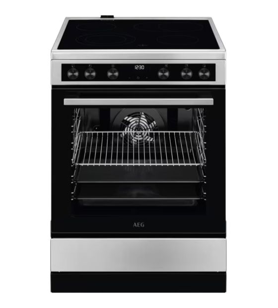 AEG CCB644BGBM Freistehender Herd Elektro groß mit Glaskeramik Kochfeld f&uuml;r 669,00 Euro