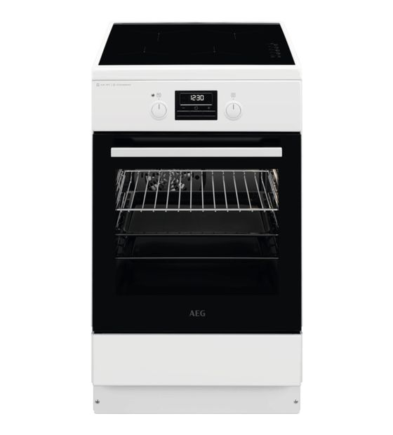 AEG CIB56494BW Freistehender Herd Elektro 58 l mit Induktions Kochfeld f&uuml;r 720,00 Euro