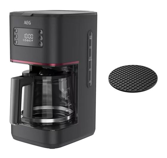 AEG CM6-1-6BO 15 Tassen Filterkaffeemaschine 1,3 l  (Schwarz) f&uuml;r 119,95 Euro