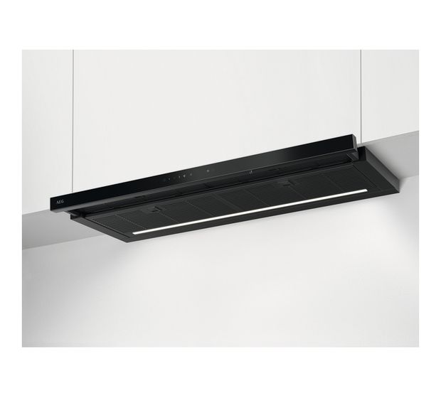 AEG DFH8961B Abluft/Umluft Dunstabzugshaube/Esse Einbau 90 cm (Schwarz) f&uuml;r 969,00 Euro