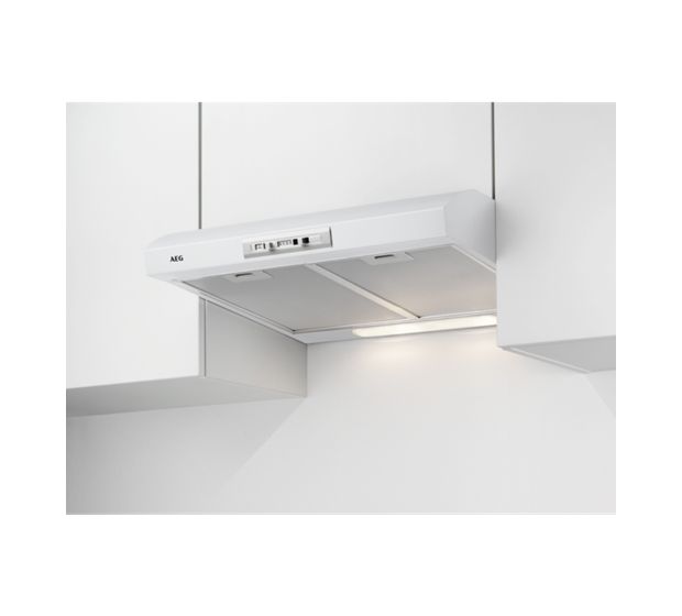 AEG DUB2610W Abluft/Umluft Dunstabzugshaube/Esse Unterbau 60 cm (Weiß) f&uuml;r 158,99 Euro