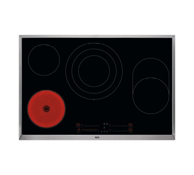 AEG HK857870XB autarkes 80 cm Glaskeramik Kochfeld/Herdplatte 4 Zone(n) f&uuml;r 438,00 Euro