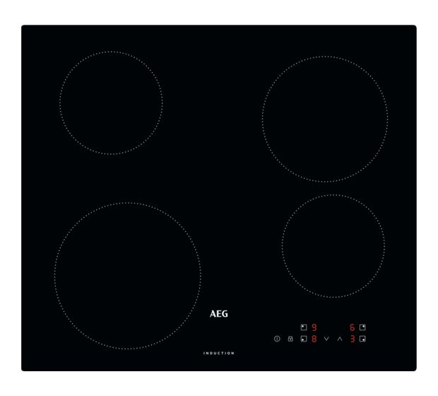 AEG IB6420BCB autarkes 59 cm Induktions Kochfeld/Herdplatte 4 Zone(n) f&uuml;r 377,00 Euro