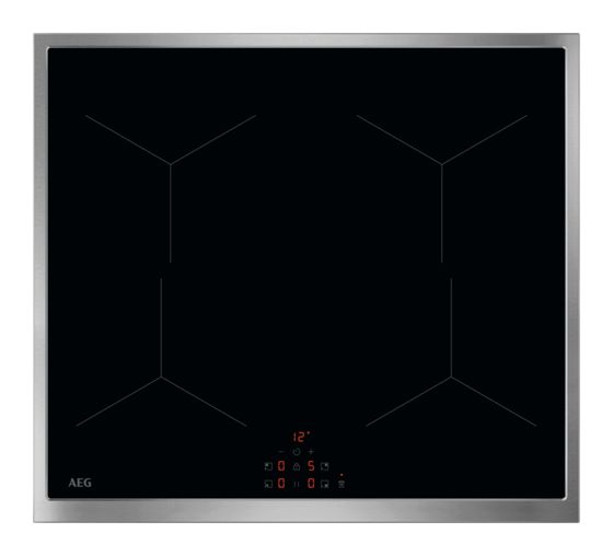 AEG OIX64A00XB autarkes 60 cm Induktions Kochfeld/Herdplatte 4 Zone(n) f&uuml;r 458,00 Euro