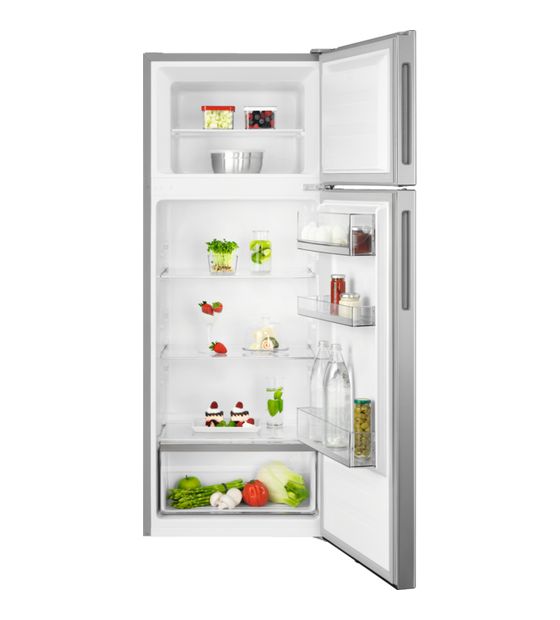 AEG RDB424E1AX 165 l / 41 l Kühl-Gefrierkombi freistehend 177 kWh Jahr  (Edelstahl) f&uuml;r 481,00 Euro