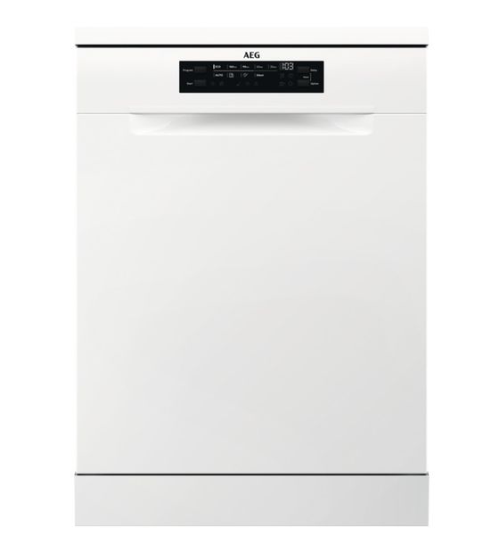 AEG Serie 7000 FFB7571XPW 60 cm Geschirrspüler freistehend Leise 14 Maßgedecke aquaStop Funktion Auto Open f&uuml;r 730,00 Euro
