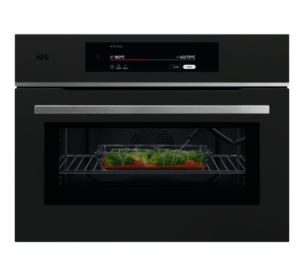 AEG Serie 9000 TKK8N821T Einbaubackofen kompakt Dampfgaren Mikrowelle f&uuml;r 1.309,00 Euro