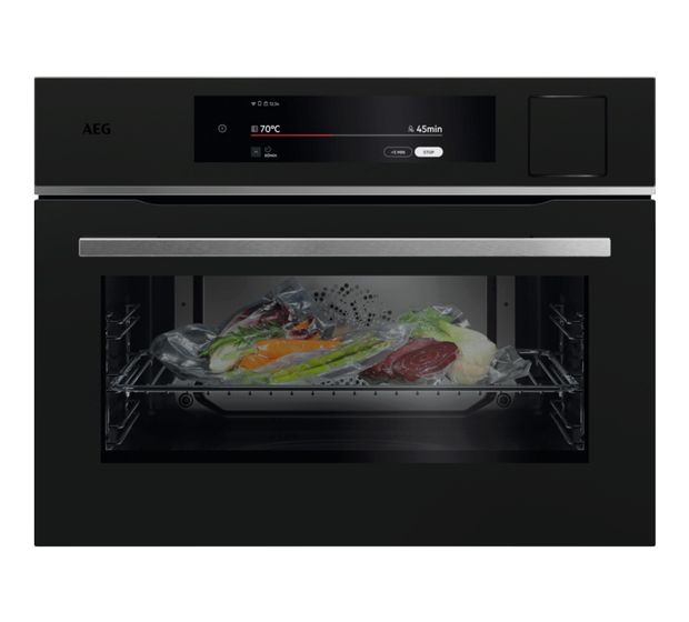 AEG Serie 9000 TP9SK821T Einbaubackofen kompakt Dampfgaren AutoClean f&uuml;r 1.672,00 Euro
