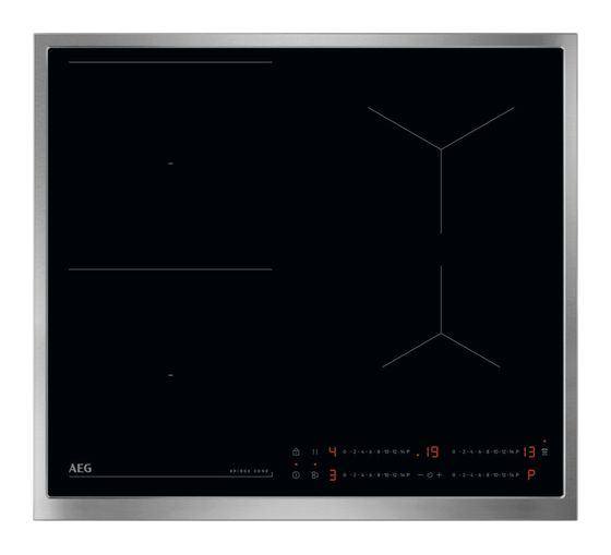 AEG TO64IB0EXB autarkes 57.6 cm Induktions Kochfeld/Herdplatte 4 Zone(n) f&uuml;r 569,00 Euro