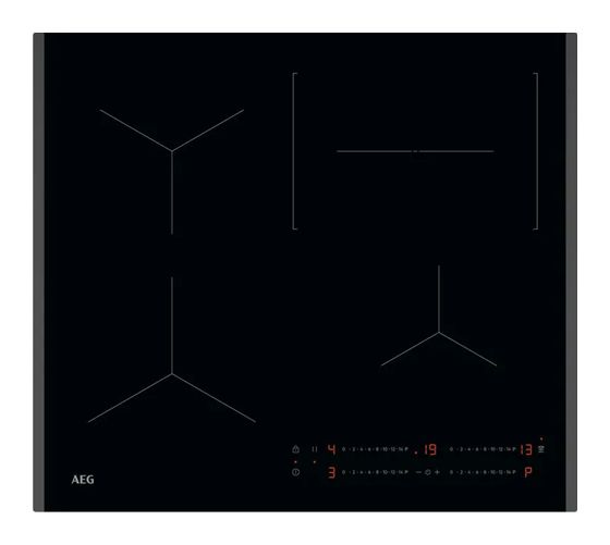 AEG TO64IC00FB autarkes 57.6 cm Induktions Kochfeld/Herdplatte 4 Zone(n) f&uuml;r 455,00 Euro